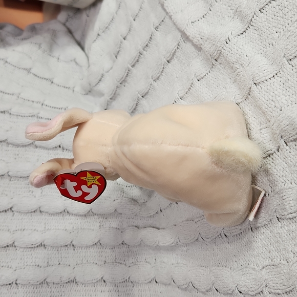 🕸Vintage Ty Beanie Baby Original Nibbler Bunny 1999 P.E. Pellets - Picture 3 of 11